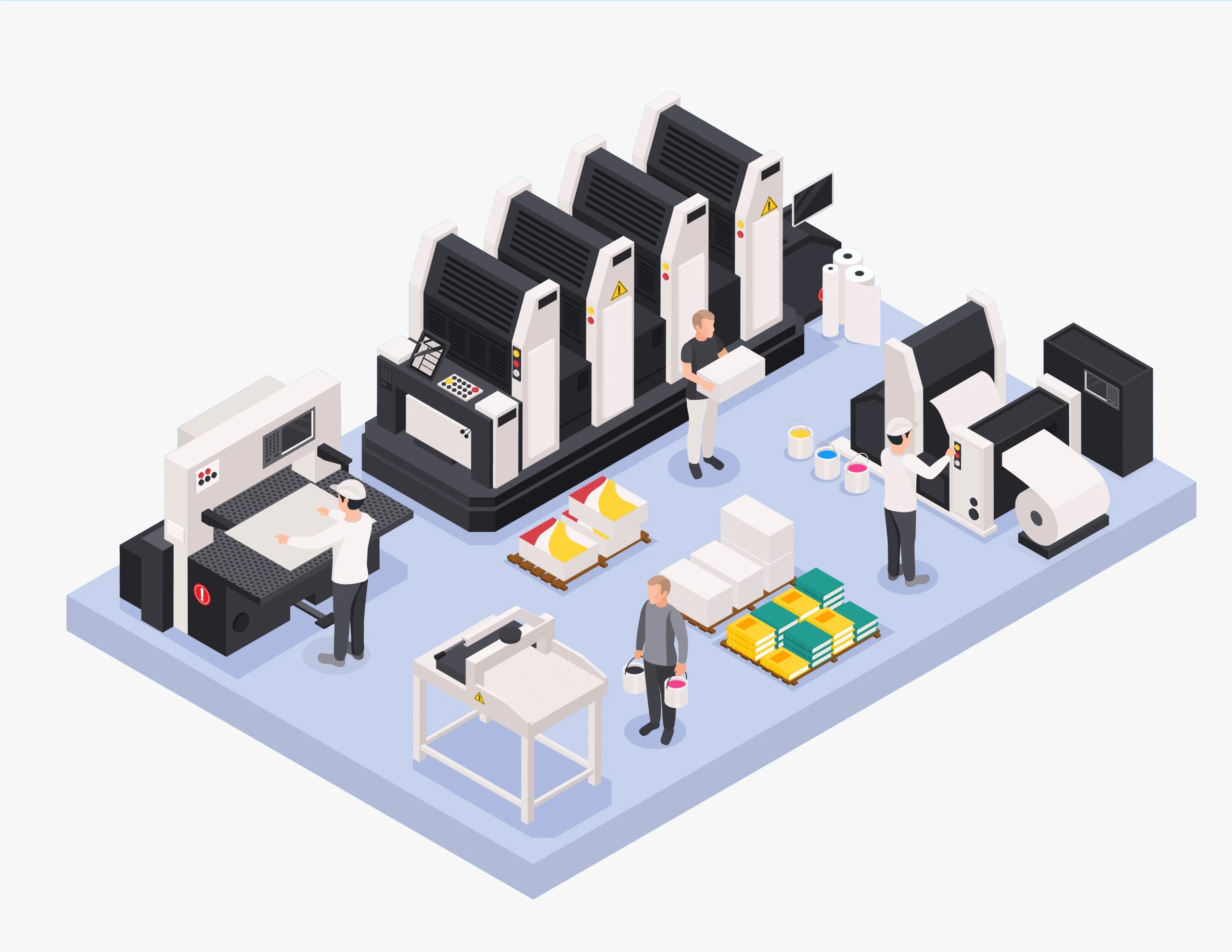 Press (Actual Printing Stage)